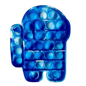 Among Us Blue Sus Sensory Fidget Popit Toy